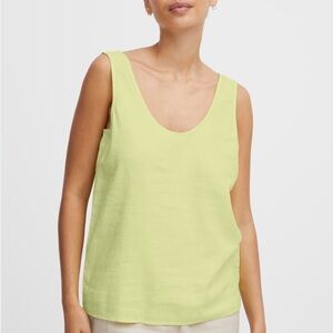 Chic Lime Sleeveless Women's Tank Top